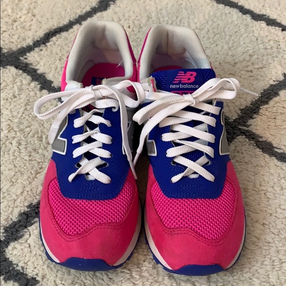 New Balance 574 pink 8.5 - Picture 2 of 7